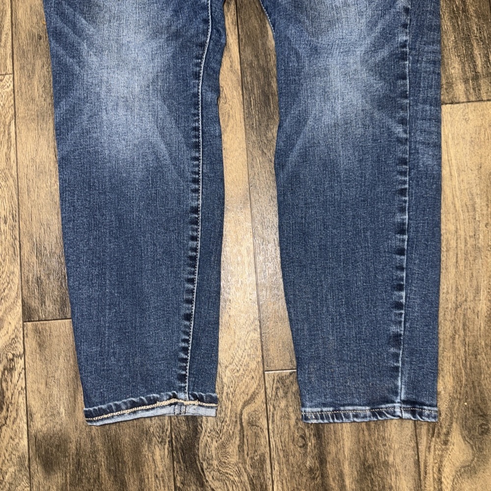 Lucky Brand Bridgette High Rise Skinny Dark Wash Denim Jeans Women's Size 12/31A - Picture 3 of 9